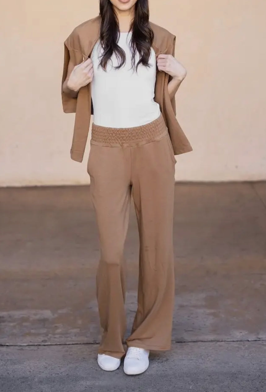 Pantaloni in felpa garzata ( 2 colori)