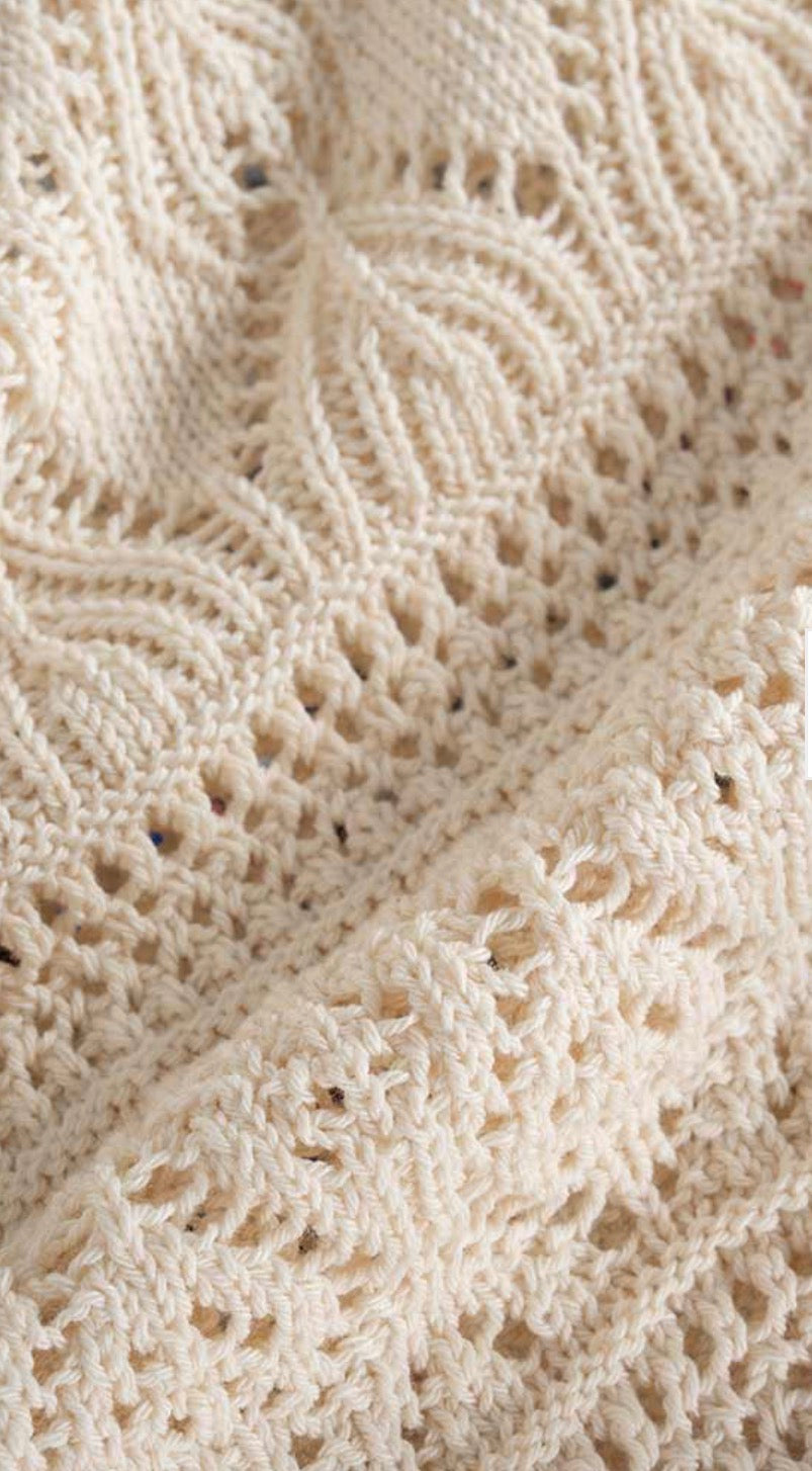 Vestito corto in cotone écru Rifò