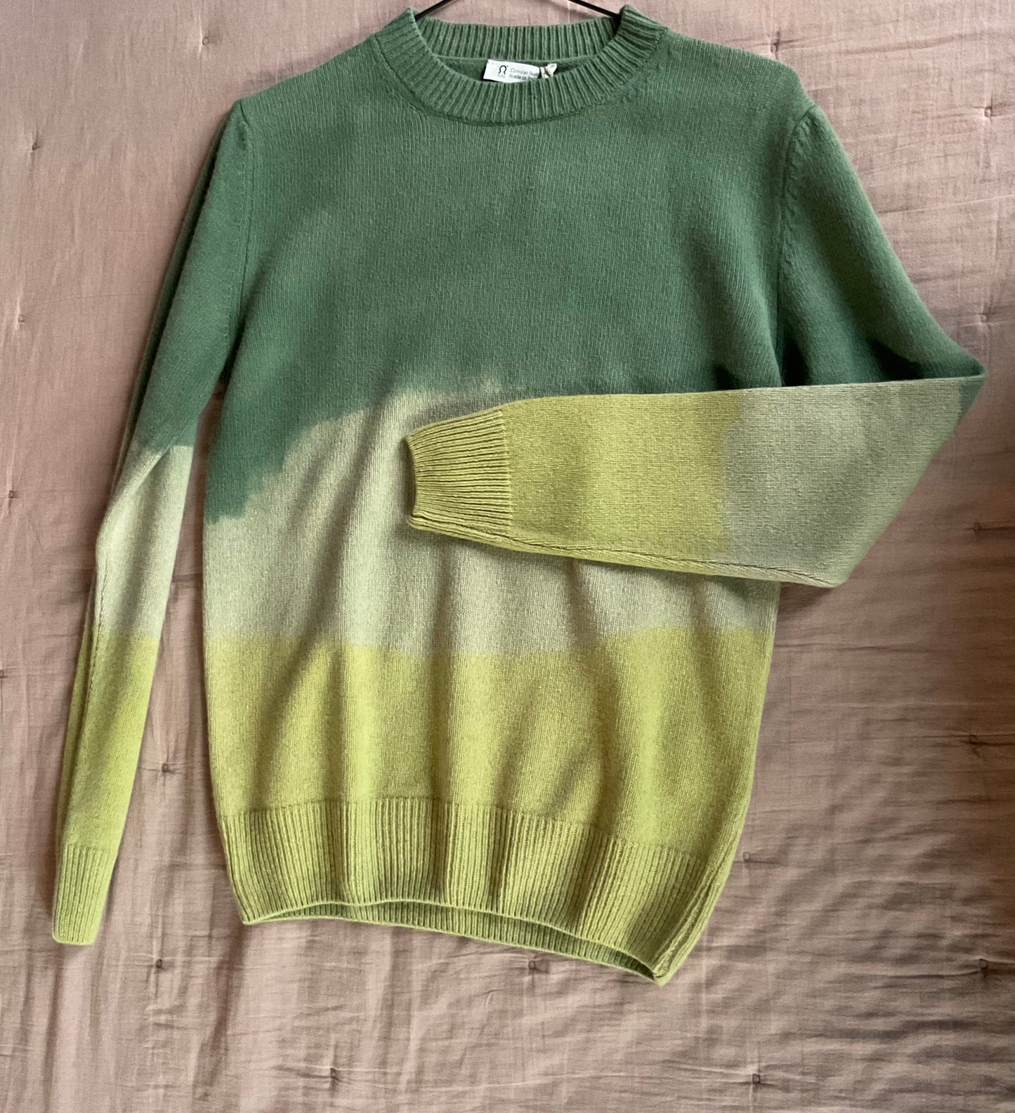 Maglione tie dye in Cashmere rigenerato RIFO’