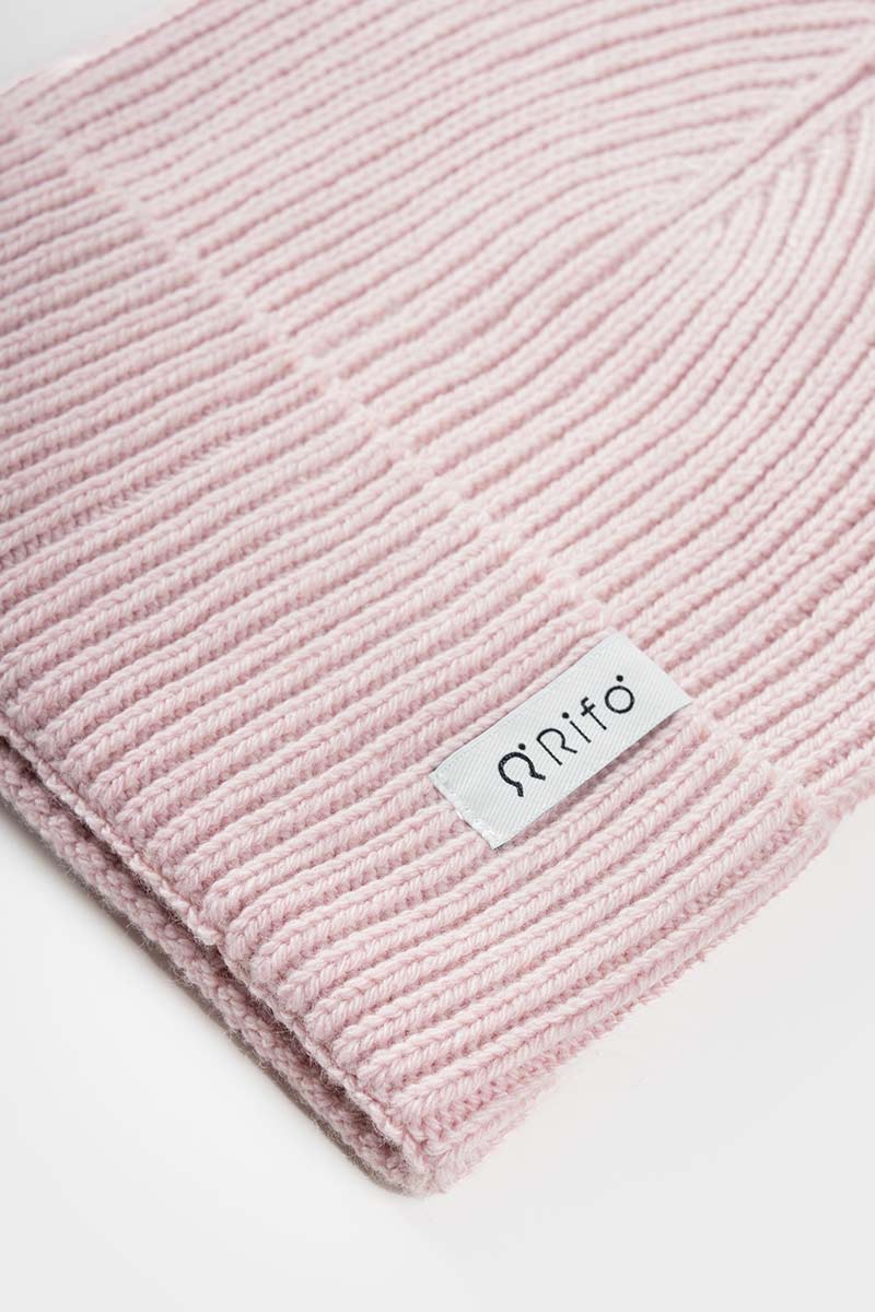 Cappello unisex in cashmere rigenerato | Rosa RIFÒ