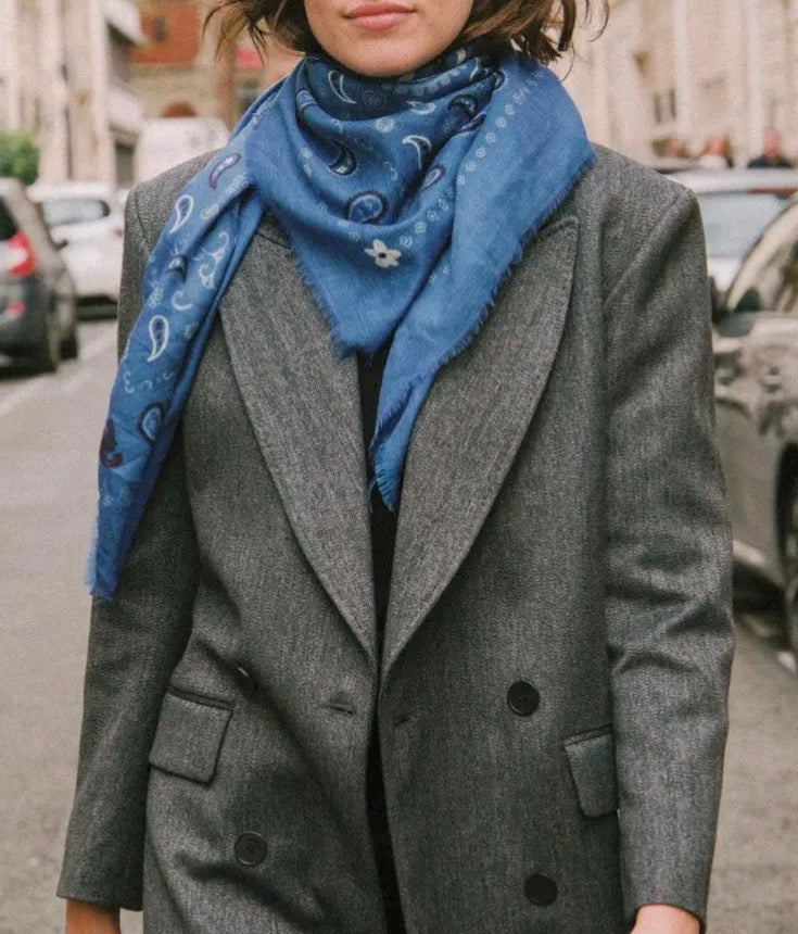 Foulard in cashmere paisley ( 3 colori)