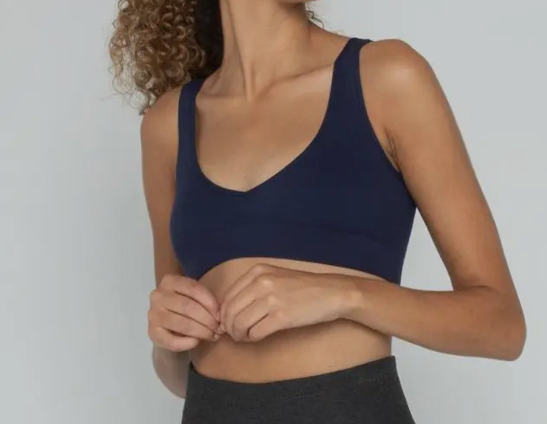 Bralette in bambù a costine ( + colori)
