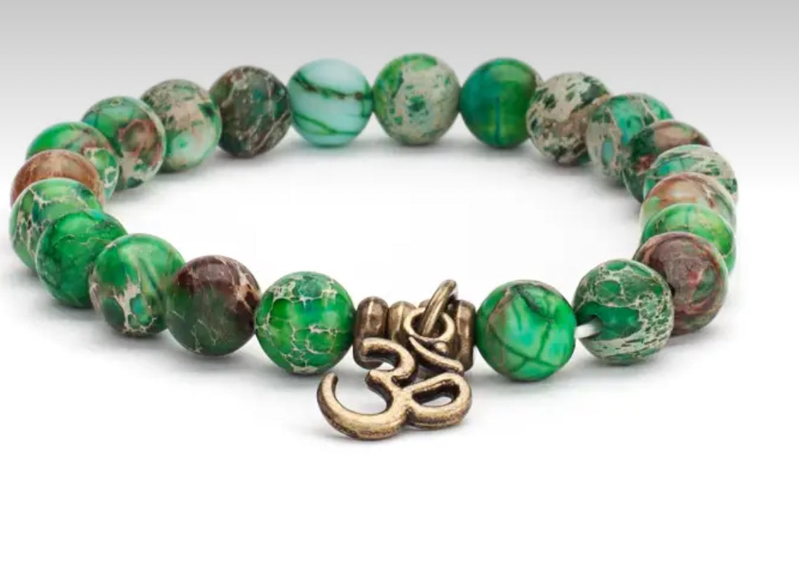 Bracciale mala in pietra dura