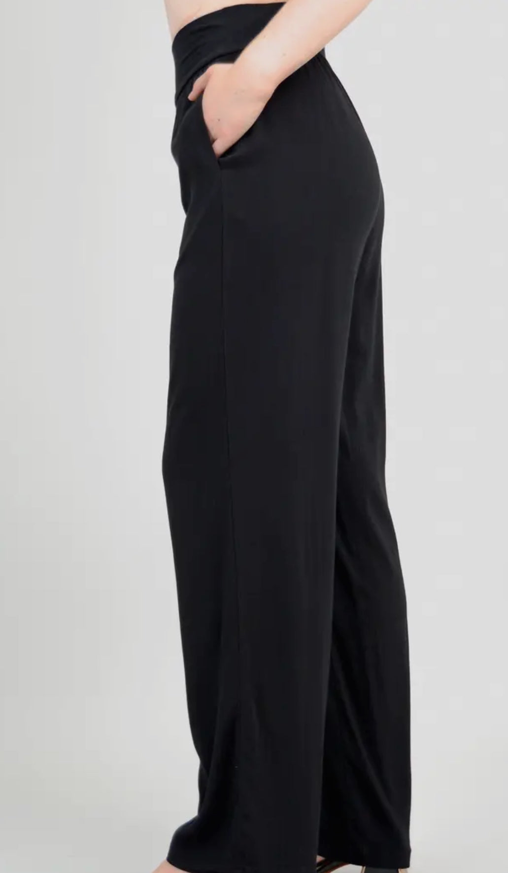 Pantaloni in lino e bambù