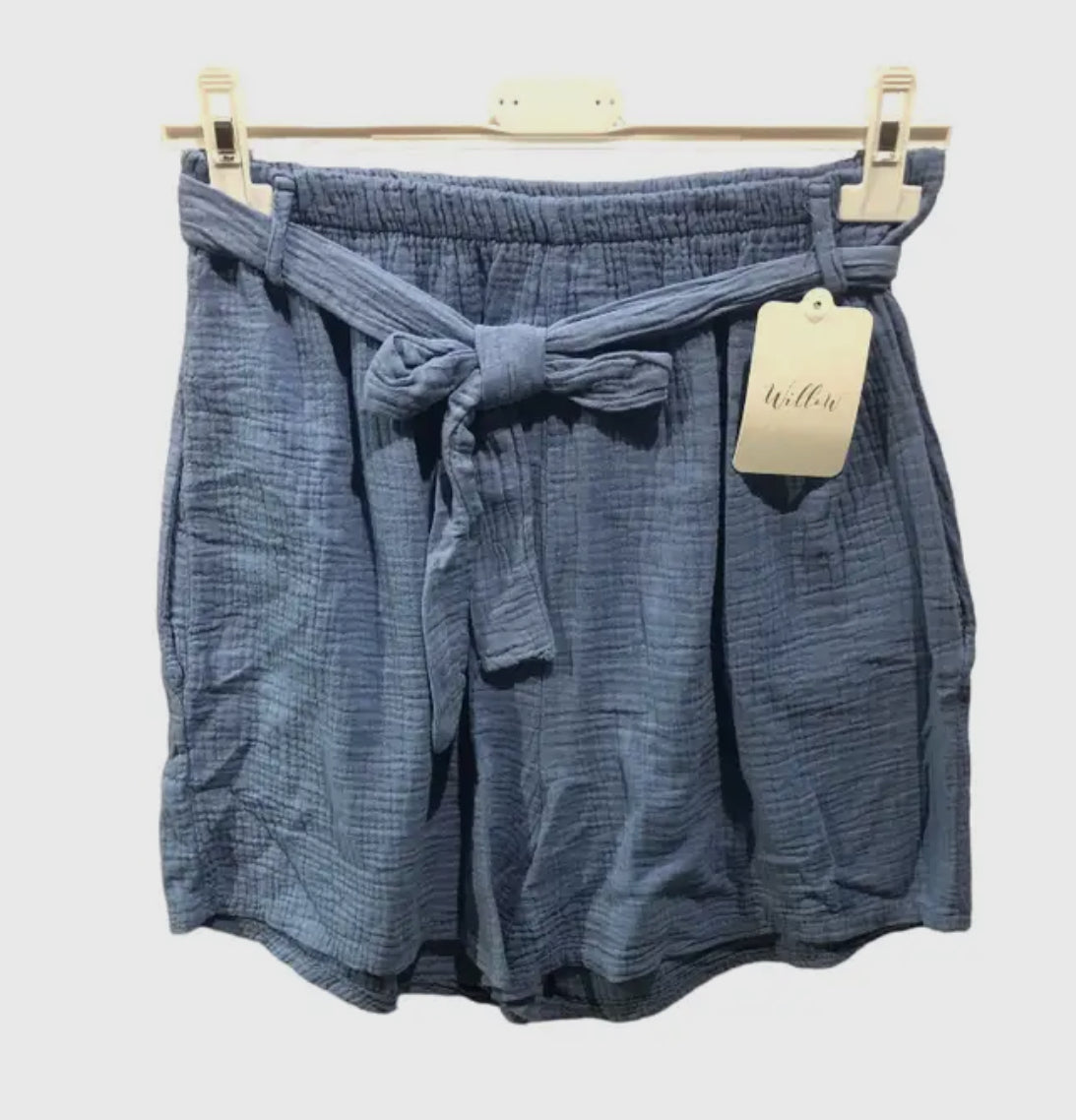 Shorts in garza di cotone ( 3 colori)