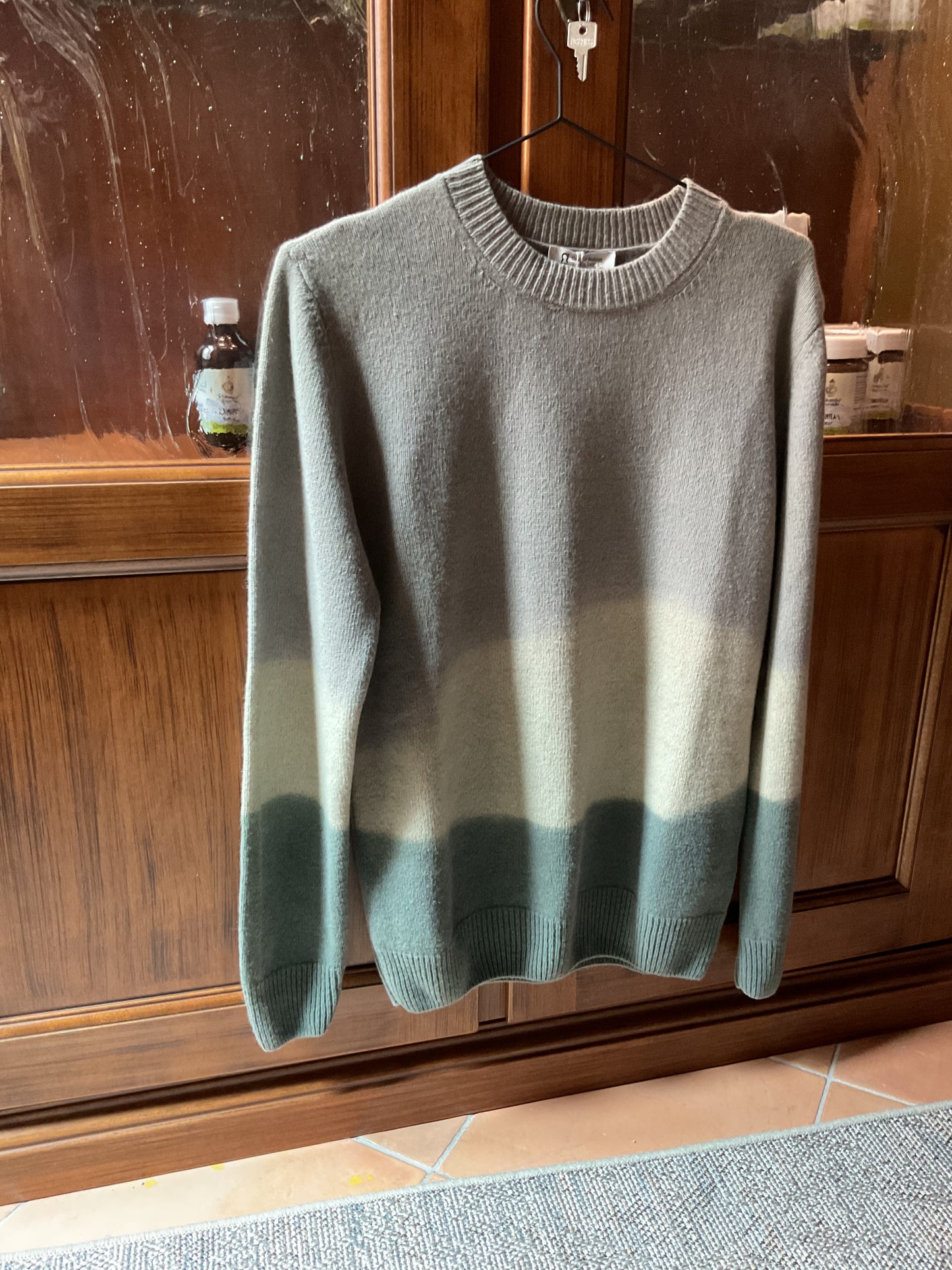 Maglione cashmere tie dye uomo