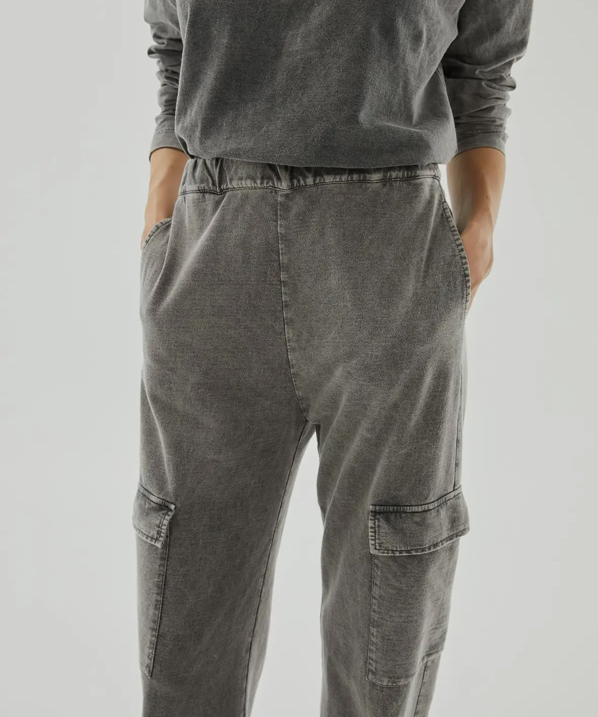 Pantaloni in cotone con tasche