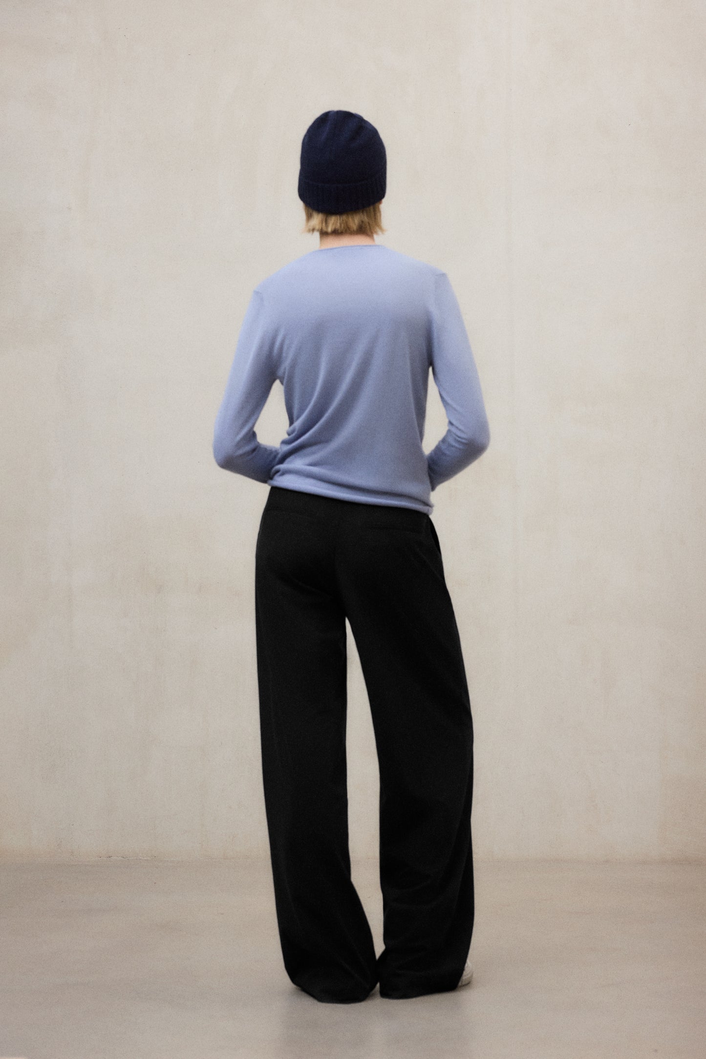 Pantaloni sartoriali in tessuto sostenibile - Nero