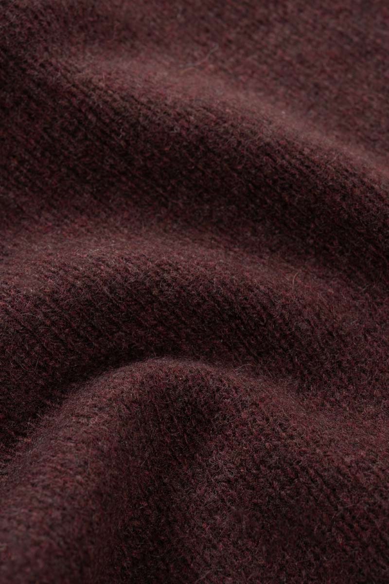 Sciarpa-cappuccio unisex in cashmere rigenerato | Marrone RIFÒ