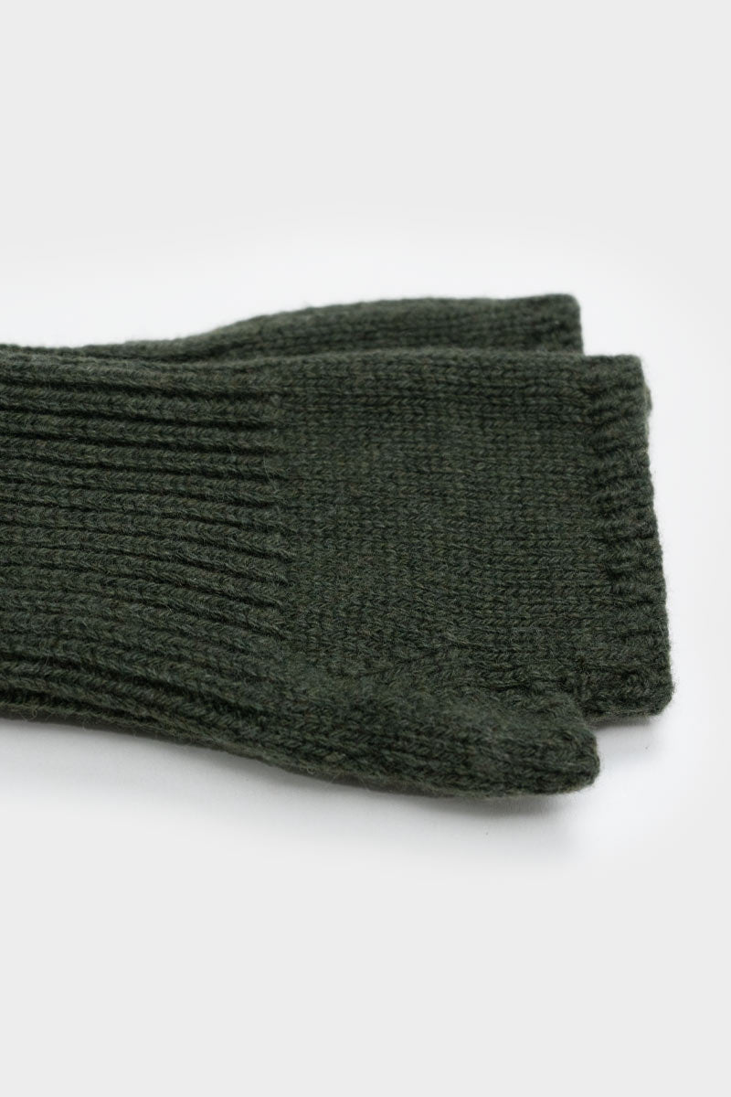 Manicotti in cashmere rigenerato Unisex | Verde RIFÒ