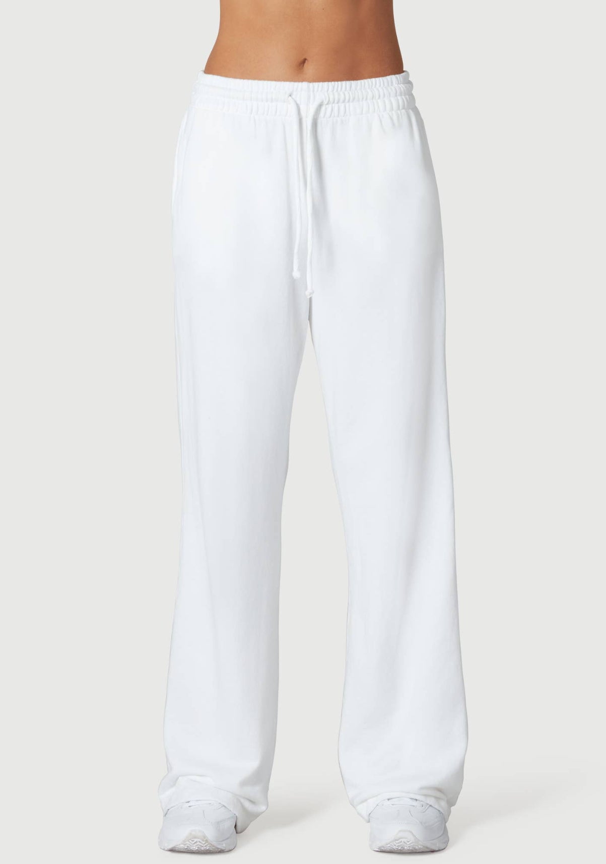 Pantalone felpa palazzo Fucsia, Bianco, vaniglia, nero,rosa