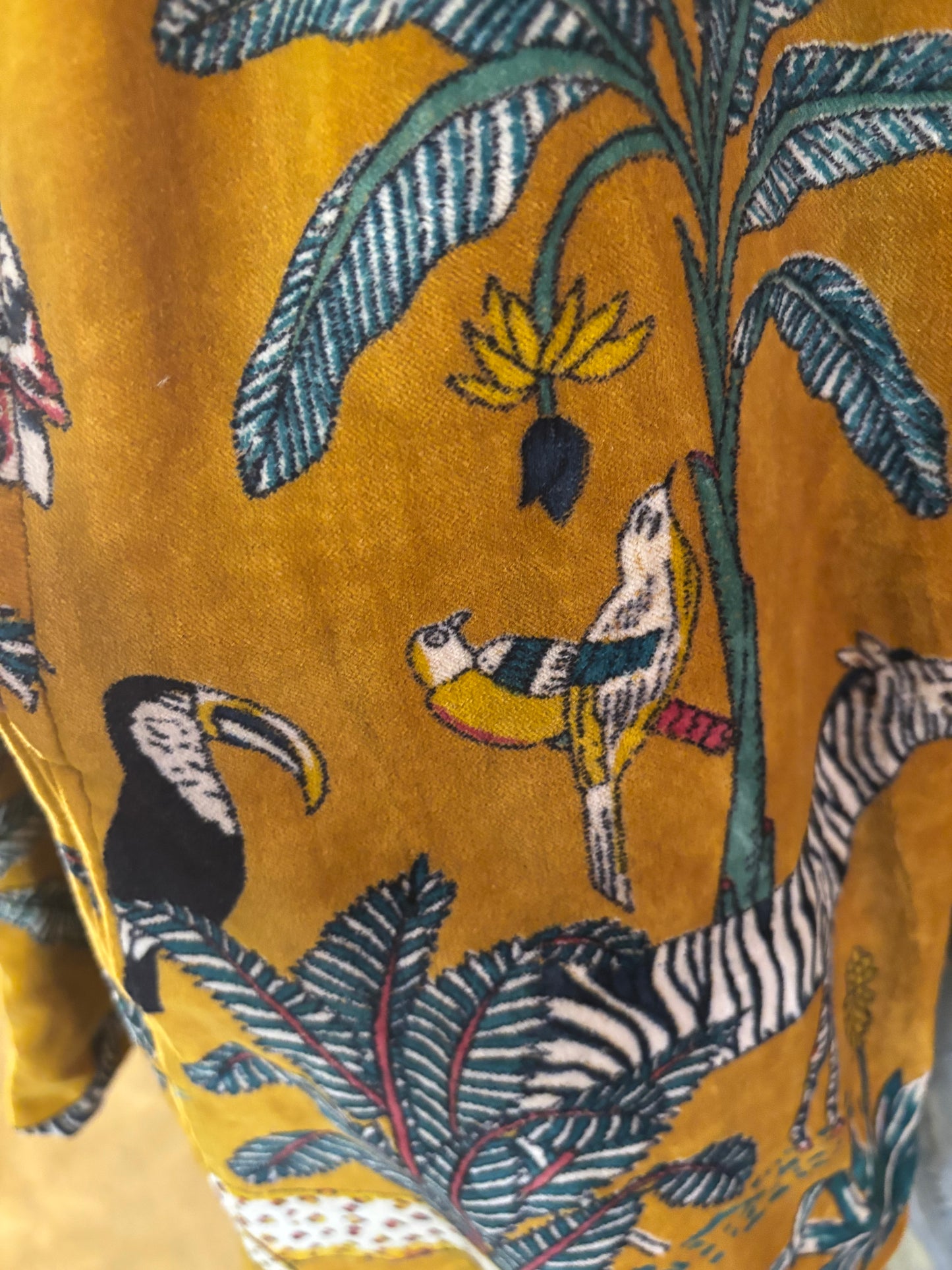 Blazer in velluto di cotone fantasia ( + varianti)