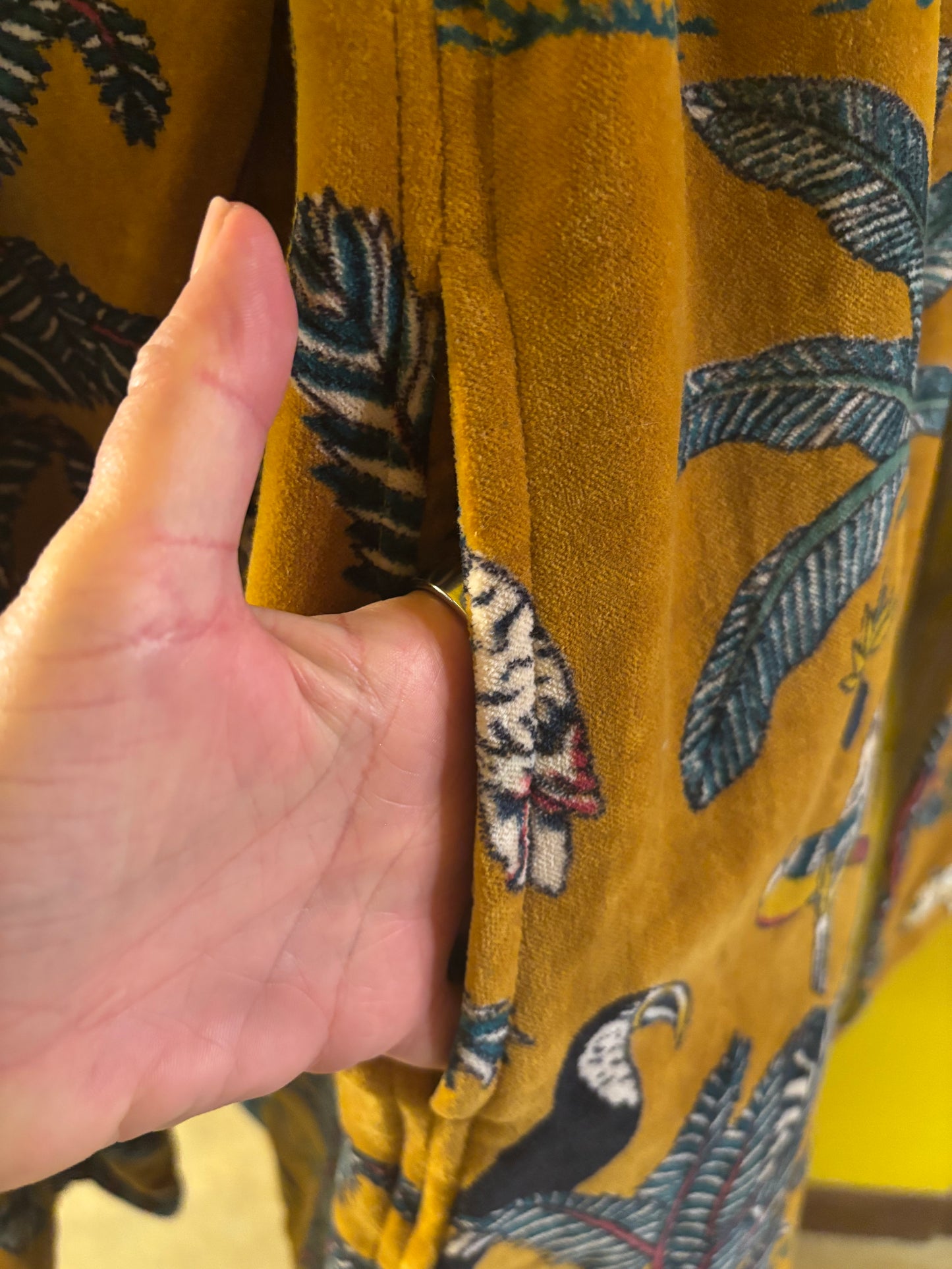 Blazer in velluto di cotone fantasia ( + varianti)