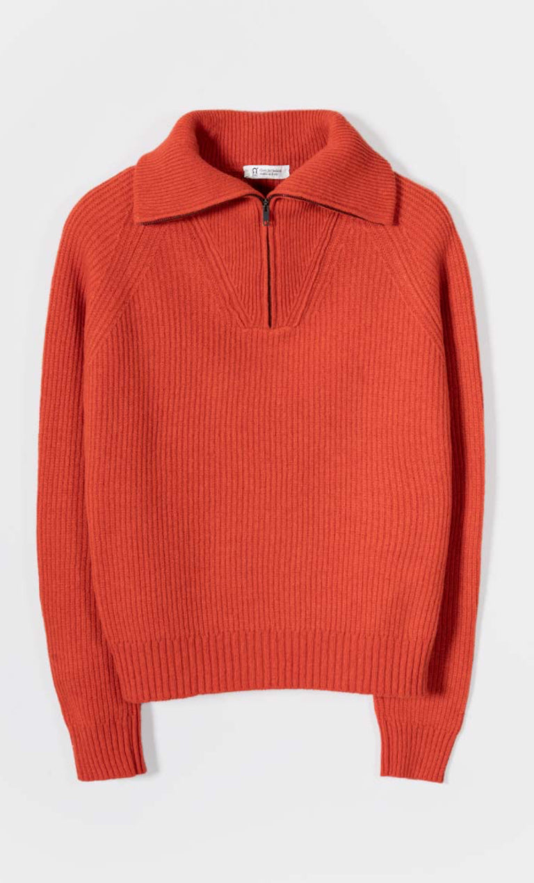 Maglione arancio in lana Rifo’