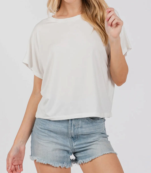 Maglia morbida in rayon modal ( 2 colori)