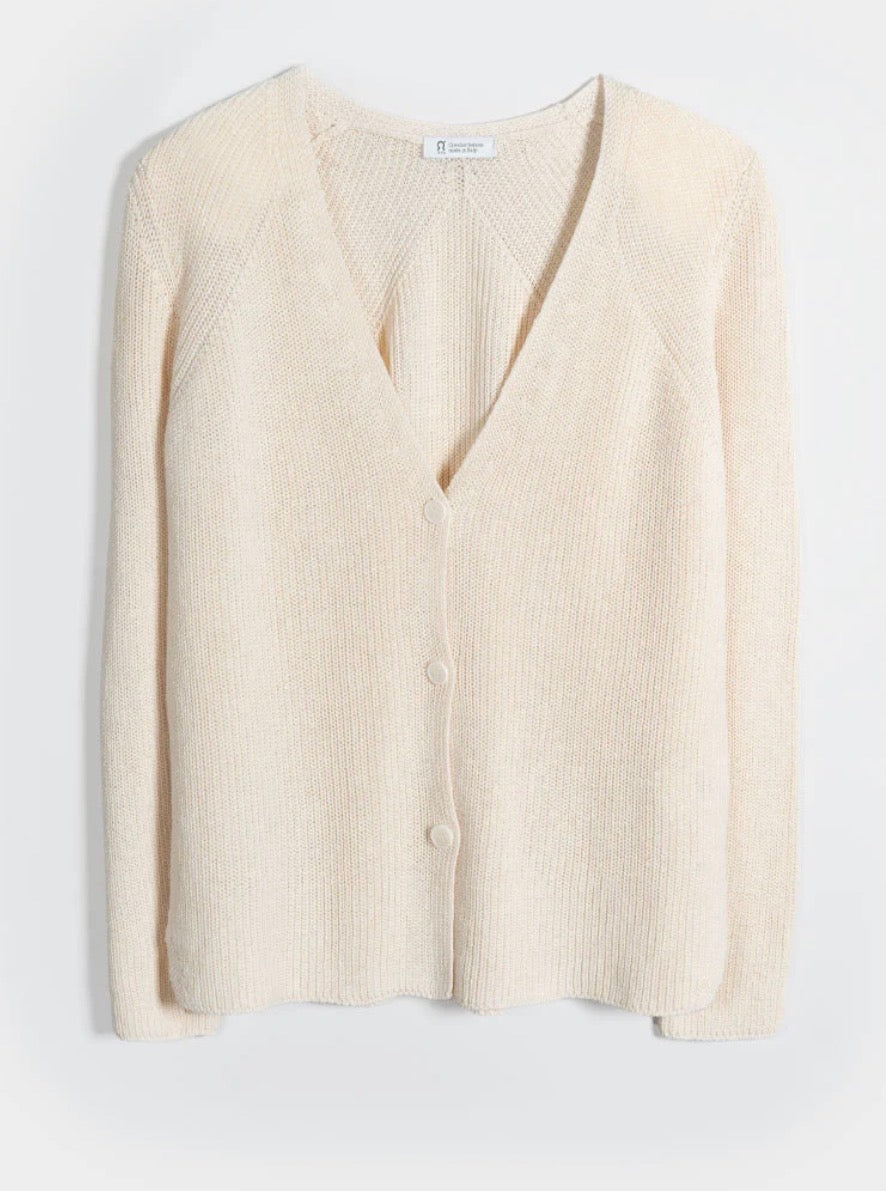 Cardigan in cotone rigenerato Rifò ( 2 colori)
