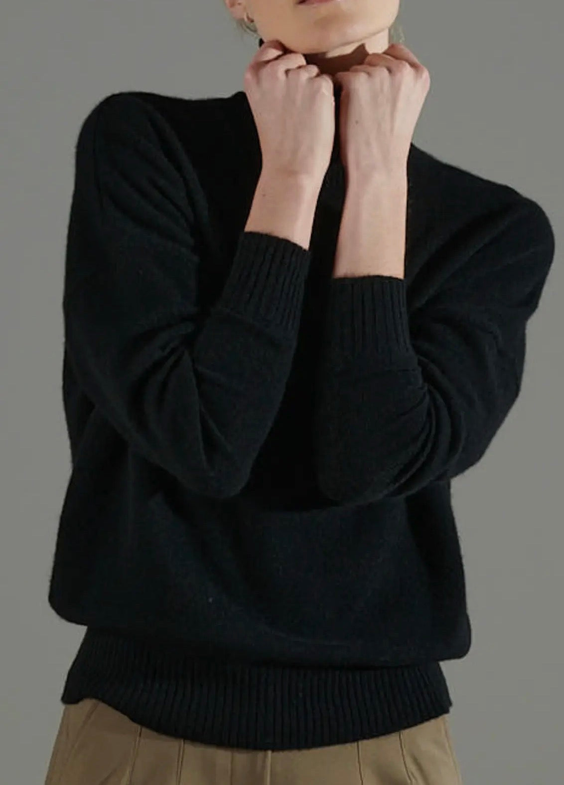 Dolcevita cashmere nera