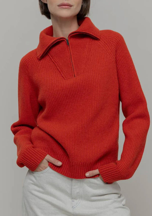 Maglione arancio in lana Rifo’