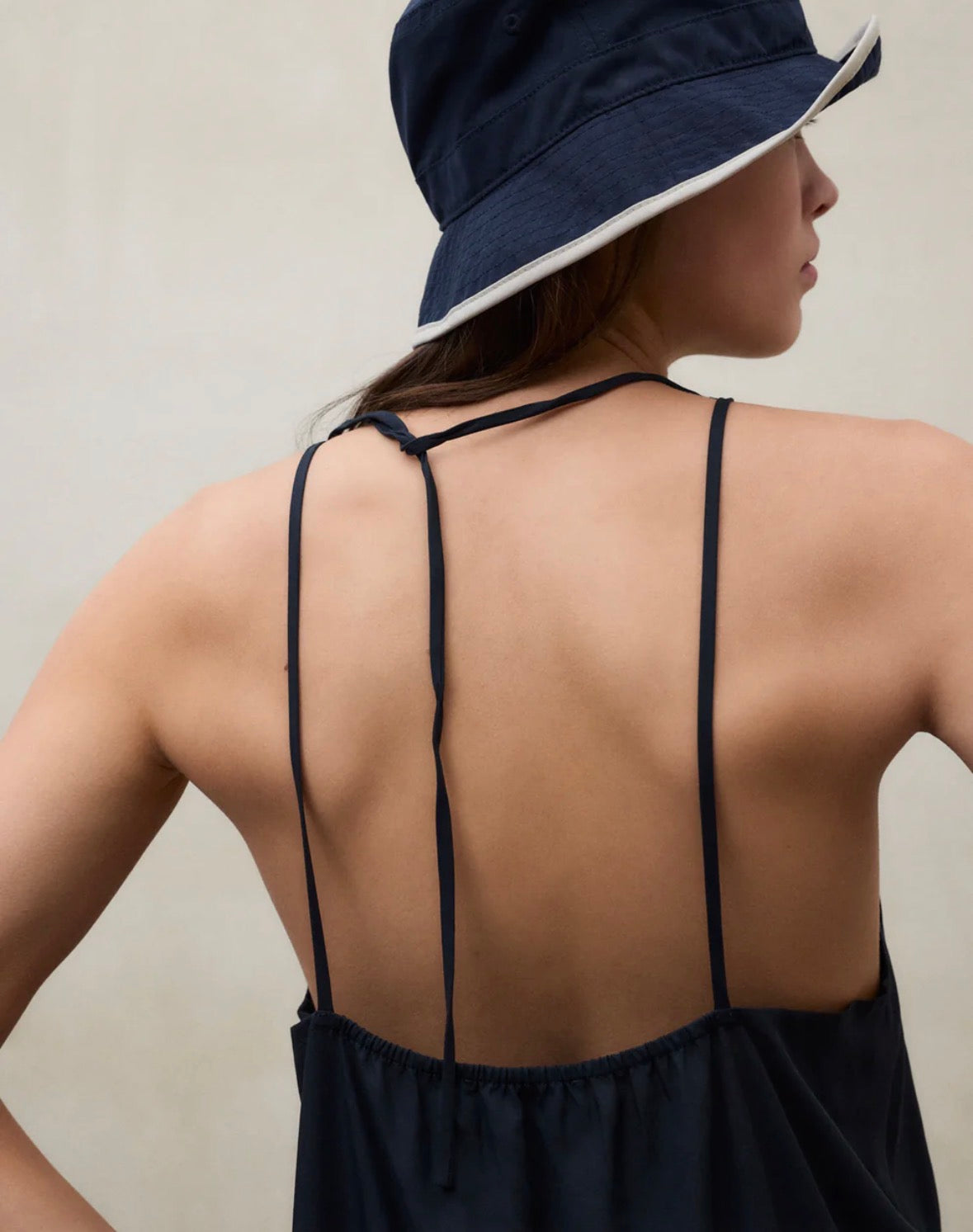 Abito in tencel blu notte Ecoalf