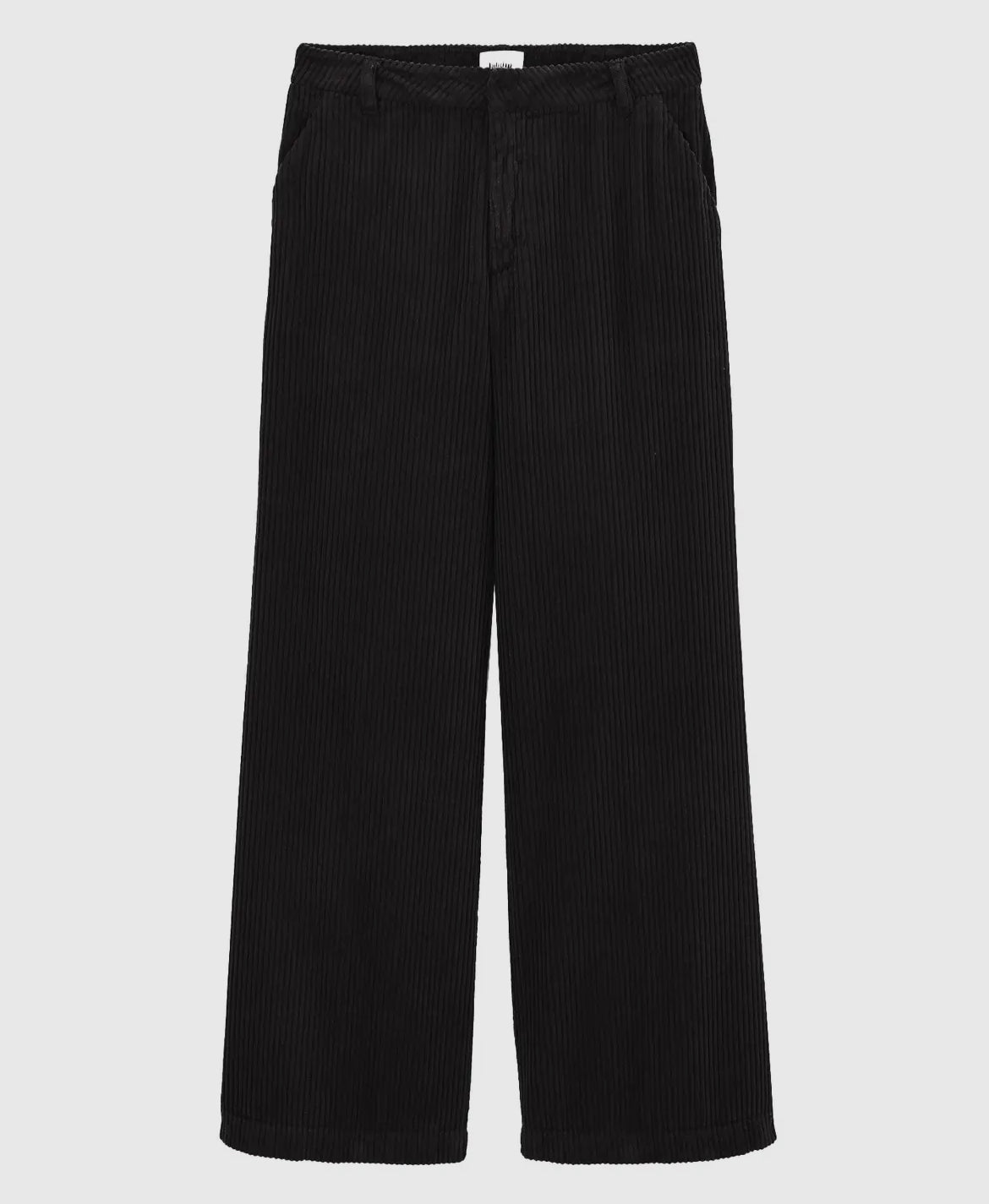 Pantalone in velluto nero