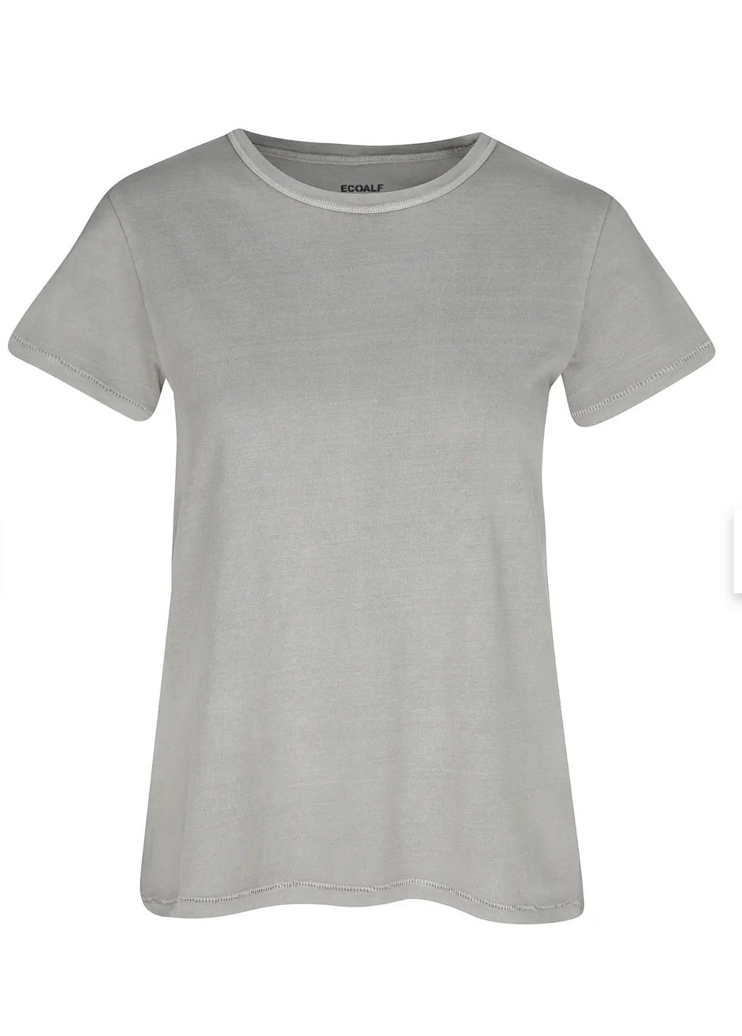 T-shirt rosa in cotone rigenerato Ecoalf