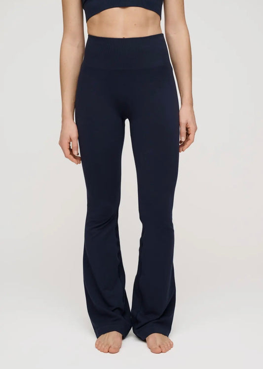 Leggings a zampa blu in Lenzing modal