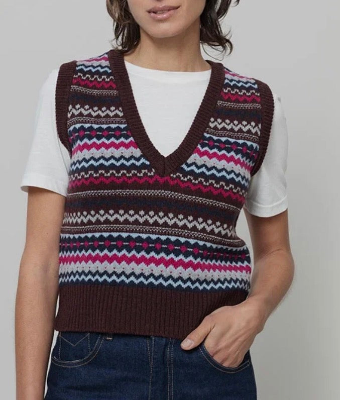 Gilet in lana rigenerata RIFÒ ( 2 colori)