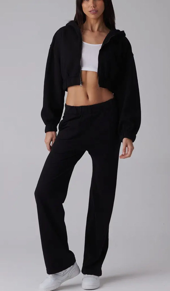 Felpa con zip e cappuccio in cotone ( + colori)