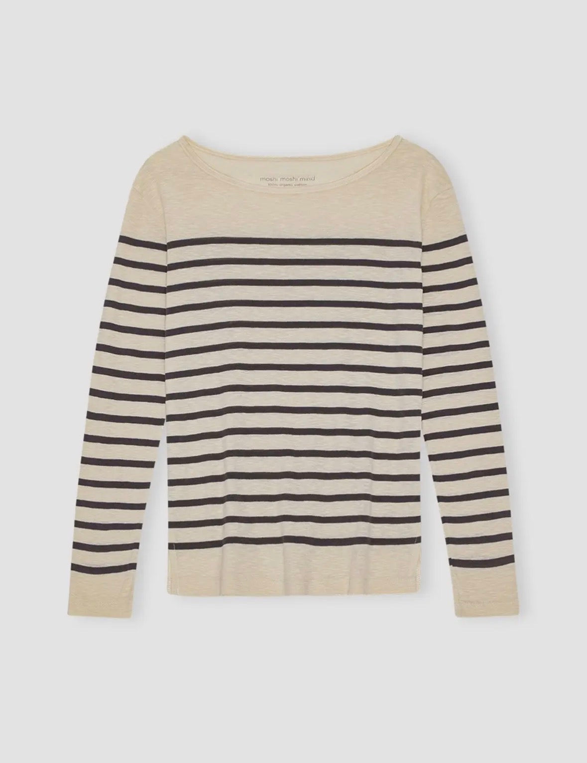 Maglia a righe in cotone biologico
