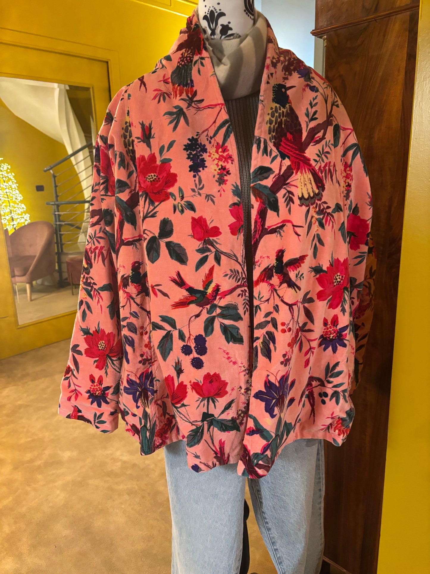 Blazer in velluto di cotone fantasia ( + varianti)