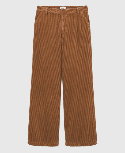 Pantaloni in velluto cammello