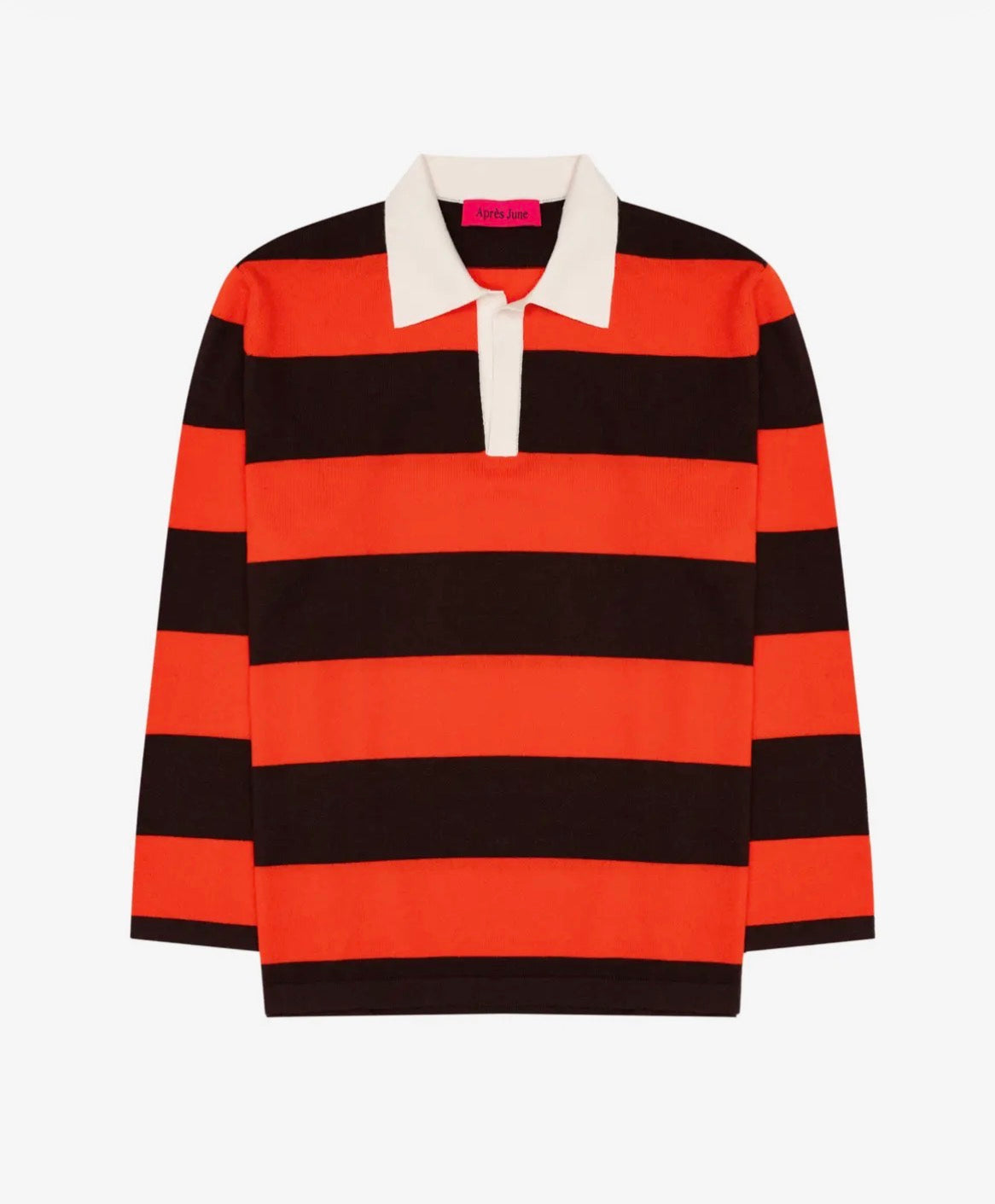 Polo over unisex in cashmere a righe