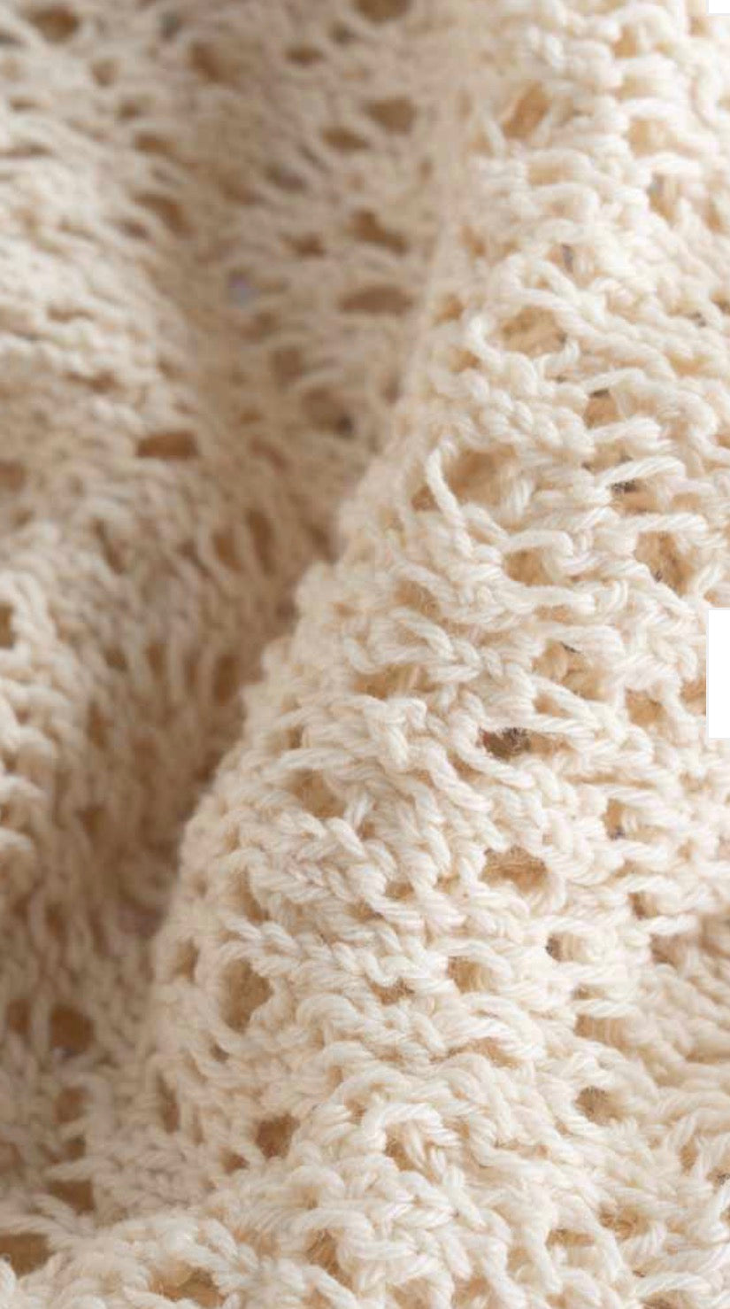 Gilet Rifò in cotone riciclato con lacci
