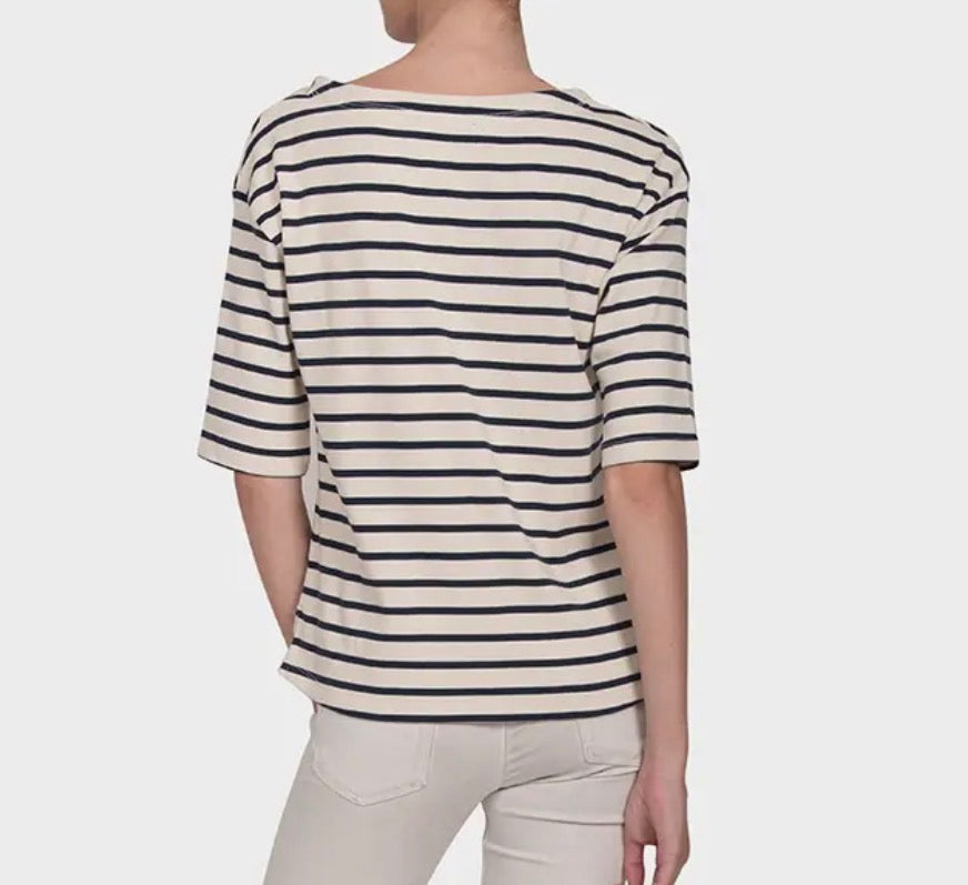 Maglia in spugna di cotone manica 2/4