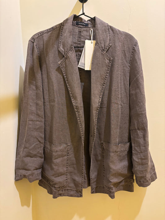 Blazer over in Lino grigio Keeling