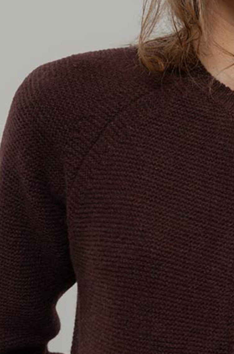 Cardigan marrone in cashmere Rifò