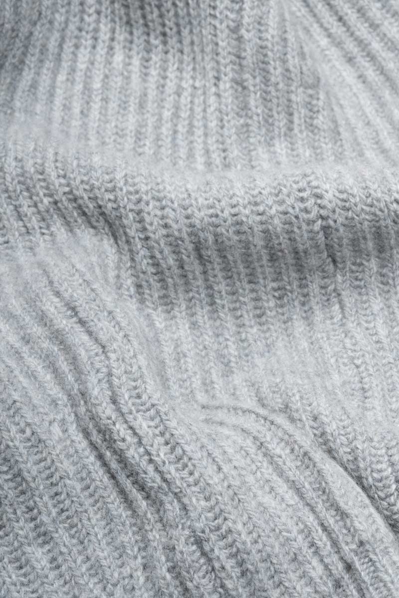 Balaclava unisex in cashmere rigenerato – Passamontagna grigio RIFÒ