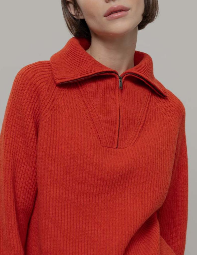 Maglione arancio in lana Rifo’
