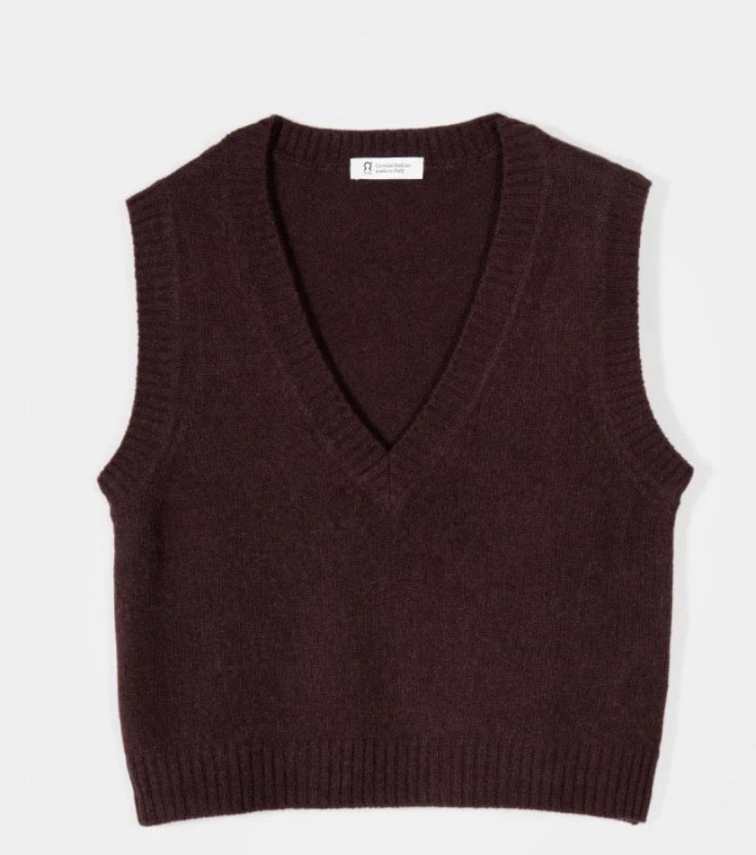 Gilet in lana rigenerata RIFÒ ( + colori)