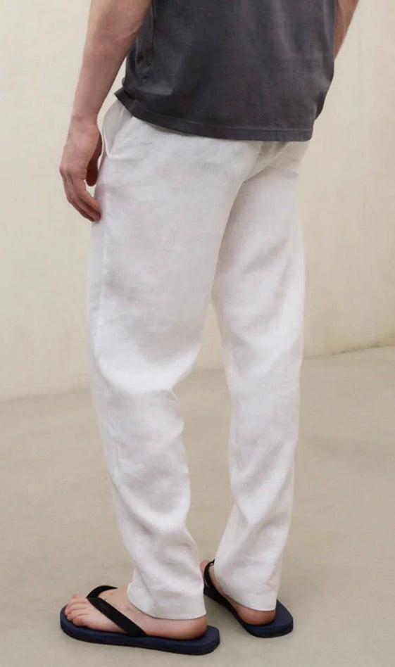 Pantalone uomo in lino bianco Ecoalf