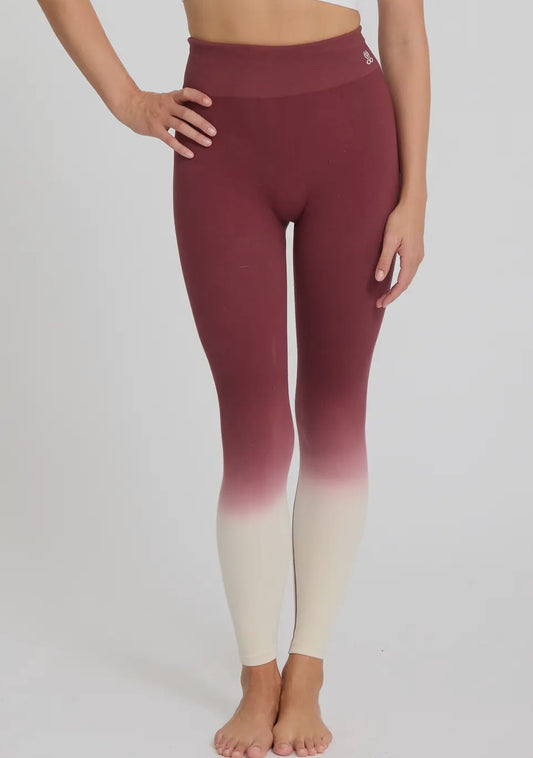 Leggings in cotone dip dye YOGA SEARCHER