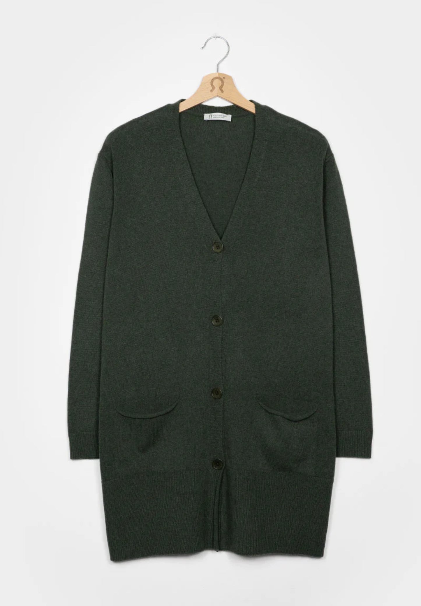 Cardigan over in Cashmere rigenerato RIFO’