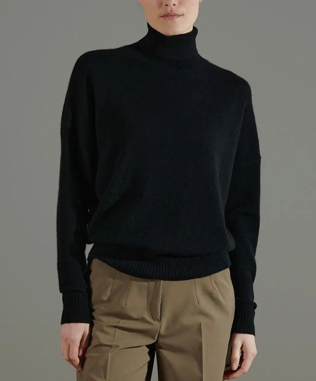 Dolcevita cashmere nera