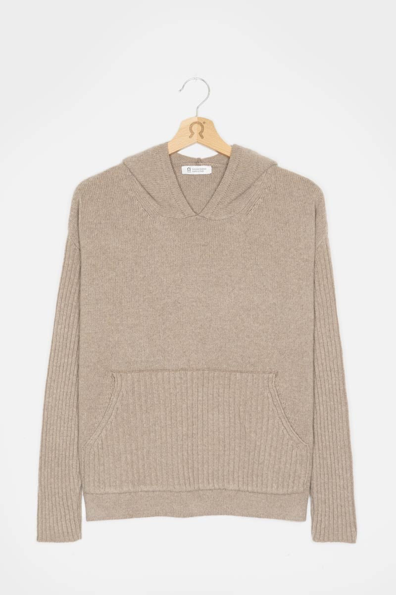 Felpa in Cashmere rigenerato RIFO’ donna