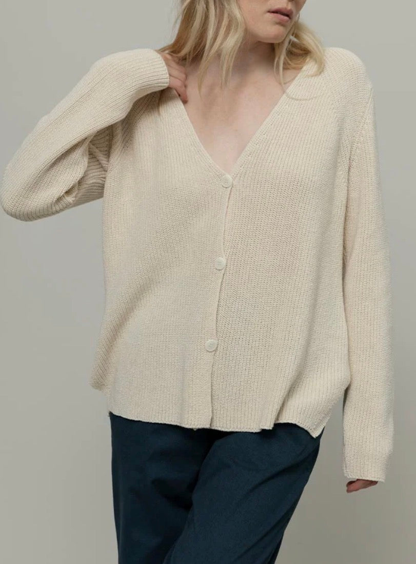 Cardigan in cotone rigenerato Rifò ( 2 colori)