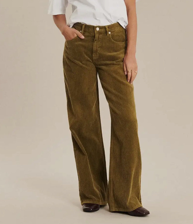 Pantaloni boyfriend in velluto a coste ( + colori)