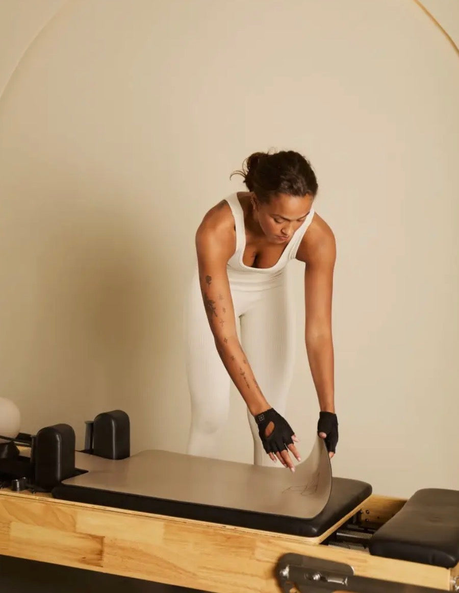 Pilates reformer mat