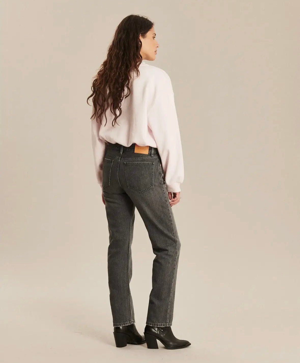 Jeans grigi dritti