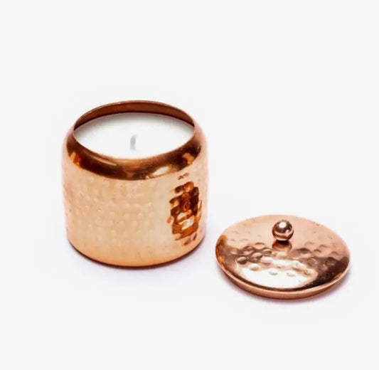 Set di 3 candele in rame 3 dosha