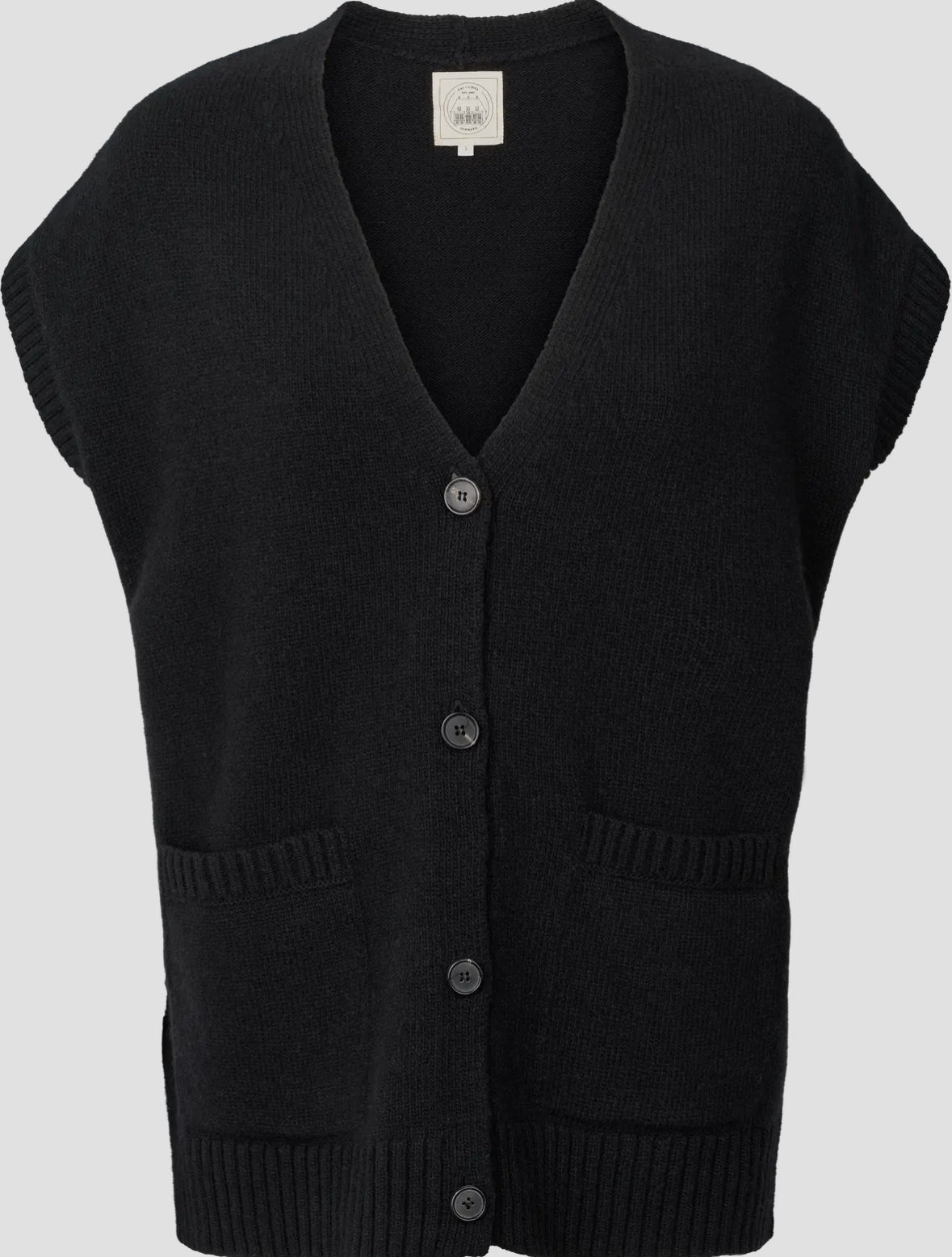 Gilet over in lana certificata